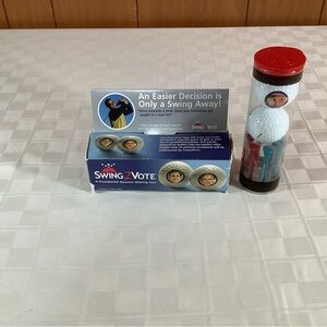 New 2004 presidential election golf swing to vote game George Bush/John Kerry